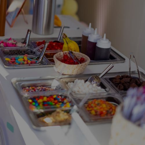 Candy Cart by Snack Sized Food Cart in Lancaster CA Snack Cart full of assorted candies for an event